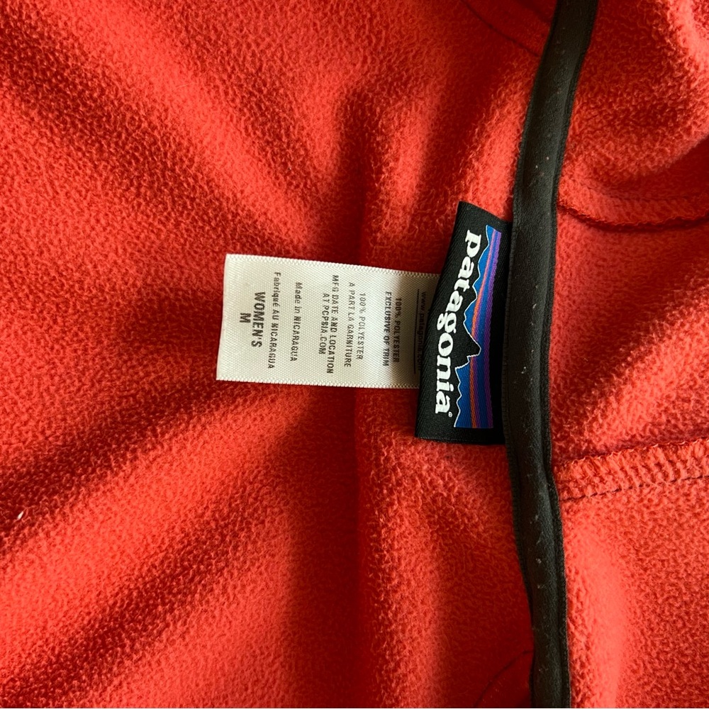 Patagonia Slopestyle Peregrine Wax Red Bird Swallows Hoodie Jacket Size Medium - Picture 10 of 11